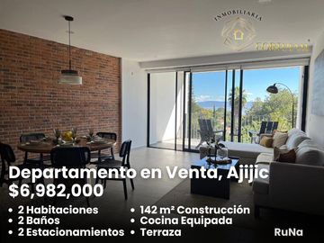 Departamento en Ajijic Centro
