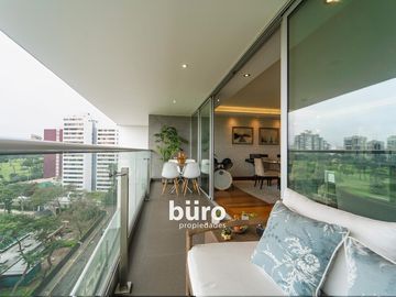 MODERNO DEPARTAMENTO EN VENTA 3 DORMITORIOS MARAVILLOSA VISTA AL GOLF SAN ISIDRO