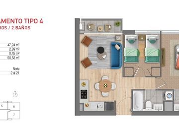 Departamento en Venta en Manuel Jesús Rivera