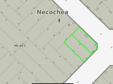 TERRENOS EN VENTA  495m2 BARRIO MATADEROS,NECOCHEA