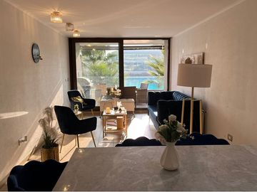 Tu oasis en la ciudad! Depto con laguna privada