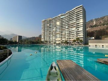 Tu oasis en la ciudad! Depto con laguna privada