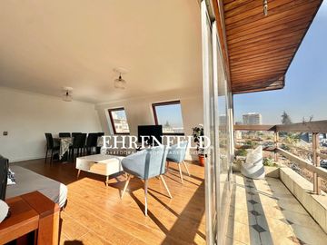 Las Lilas, Providencia. Departamento de 3 dormitorios.