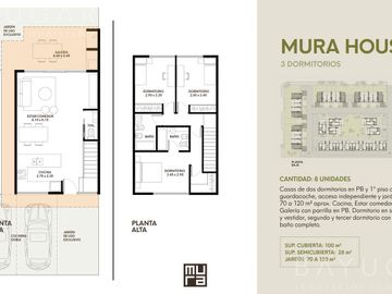 TownHouses  - 4 ambientes - MURA - Pilar sobre calle Saraví
