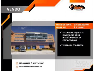 **VENTA BODEGAS Y OFICINAS 9.445 M2 FONTIBÓN
