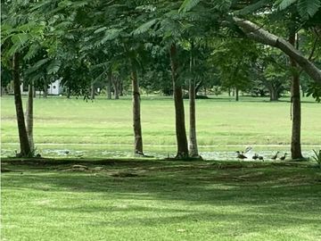 Vive el encanto de Buenaventura: elegancia frente al lago en una sola planta