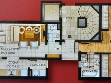 VENTA SEMIPISO DE 2 DORMI y COCHERA CONSTITUYENTES