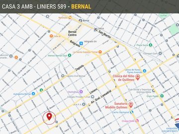 VENTA CASA 3 AMB C/ PATIO EN BERNAL - APTO CREDITO