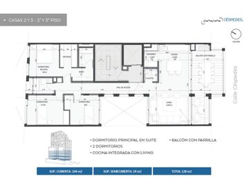 Venta Depto 4 ambientes con terraza Colegiales