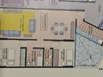 DEPARTAMENTO VENTA  SEMIPISO 3 PISO FRENTE 2 a 3 DORM  BALCON PILETA AV. POETA LUGONES NUEVA CORDOBA