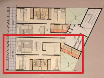 DEPARTAMENTO VENTA  SEMIPISO 3 PISO FRENTE 2 a 3 DORM  BALCON PILETA AV. POETA LUGONES NUEVA CORDOBA