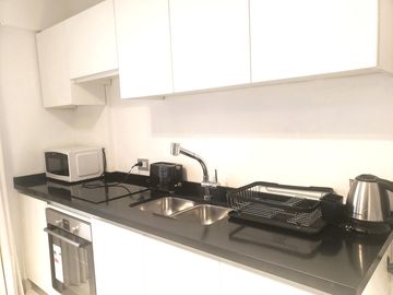 Piso 2 Ambientes amueblado con balcón terraza en Belgrano APTO CREDITO