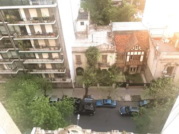 Piso 2 Ambientes amueblado con balcón terraza en Belgrano APTO CREDITO