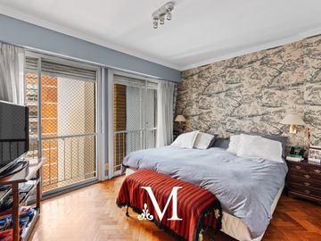 Departamento de 6 ambientes con terraza y parrilla en Retiro, cochera y seg 24hs muy luminoso