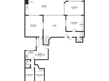 Departamento de 6 ambientes con terraza y parrilla en Retiro, cochera y seg 24hs muy luminoso
