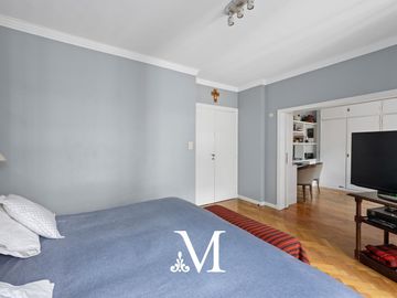 Departamento de 6 ambientes con terraza y parrilla en Retiro, cochera y seg 24hs muy luminoso