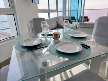 Apartamento Bocagrande vista al mar y centro amurallado