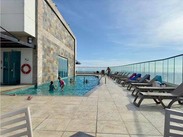 Apartamento Bocagrande vista al mar y centro amurallado