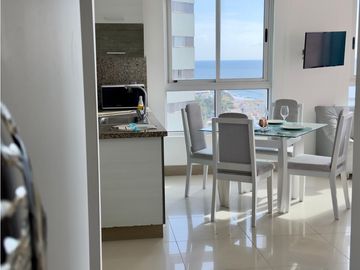 Apartamento Bocagrande vista al mar y centro amurallado