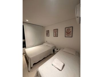 Apartamento Bocagrande vista al mar y centro amurallado