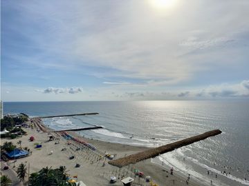 Apartamento Bocagrande vista al mar y centro amurallado