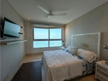 Apartamento Bocagrande vista al mar y centro amurallado