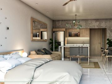 Estudio Penthouse En Venta En Tulum Con Alberca