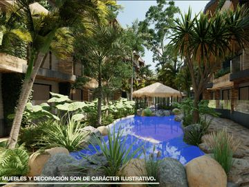 Estudio Penthouse En Venta En Tulum Con Alberca