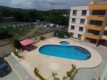 Venta departamento de 2 dormitorios , balcón, Tonsupa, sector Diamon Beach