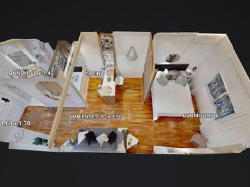 DEPARTAMENTO DIVISIBLE AMOBLADO VENTA RECICLADO