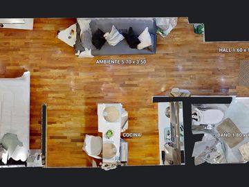 DEPARTAMENTO DIVISIBLE AMOBLADO VENTA RECICLADO