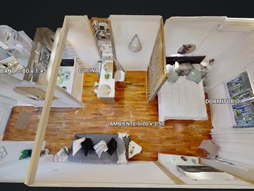 DEPARTAMENTO DIVISIBLE AMOBLADO VENTA RECICLADO