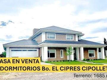 VENTA CASA 4 DORMITORIOS Bo. EL CIPRES CIPOLLETTI