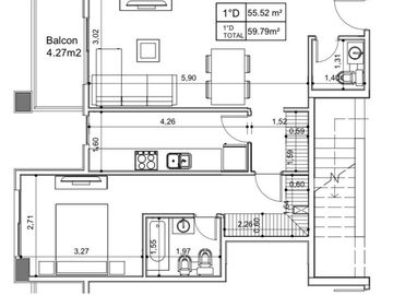 VENDE DEPTO 2 AMBIENTES ITUZAINGO