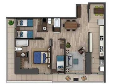 Departamento en Venta en Venta Depto. 3D 2B 2E, Irarrázaval 1989, Ñuñoa