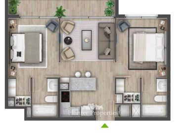 Departamento en Venta en Arauco con San Diego