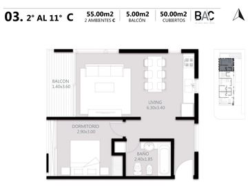 DEPARTAMENTOS DE POZO VENTA 2 AMBIENTES 