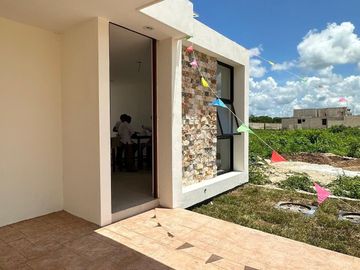 Casa en venta de 1 planta en Residencial Morera Cholul Mérida Yucatán.
