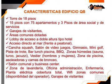 *VENTA APARTAMENTO DE 188 M2 EDIFICIO QB POZOS COLORADOS