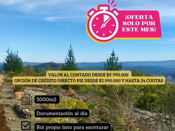 Parcelas a minutos de Constitución con crédito directo