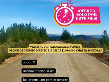 Parcelas a minutos de Constitución con crédito directo