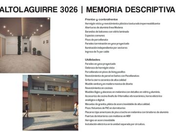 departamento 2 amb a estrenar, villa urquiza