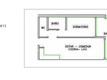 departamento 2 amb a estrenar, villa urquiza