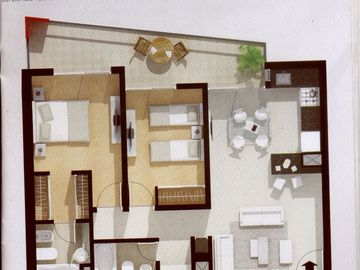 EN VENTA Departamento 2 dormitorios c/balcón corrido frente - Arroyito, Rosario