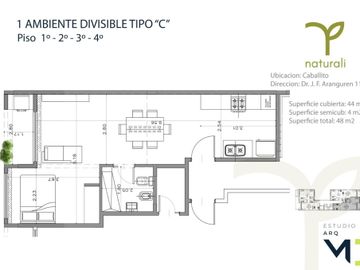 VENTA DEPTO 2 AMB A ESTRENAR CABALLITO NORTE