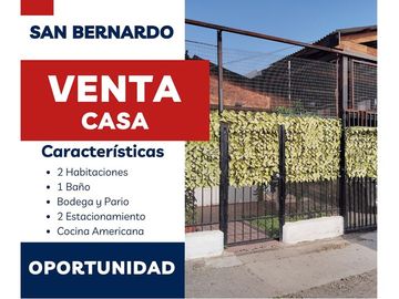 CASA EN VENTA San Bernardo, Paradero 40