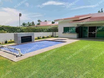 CASA GARDENIA RESIDENCIA EN LOMAS DE COYOC  COLINDA CAMPO DE GOLF DE UN NIVEL