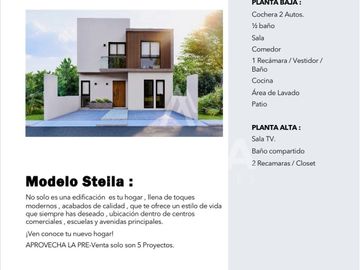 CASAS EN PREVENTA EN PUESTA DEL SOL
