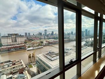 Departamento en Puerto Madero tres ambientes con excelente vista - Apto Crédito
