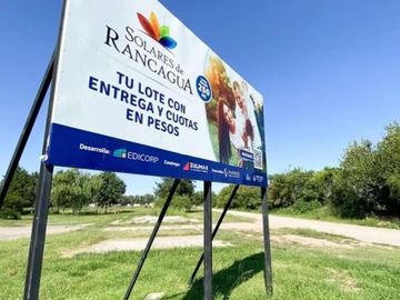 LOTE EN SOLARES DE RANCAGUA 250 M2 APTO DUPLEX